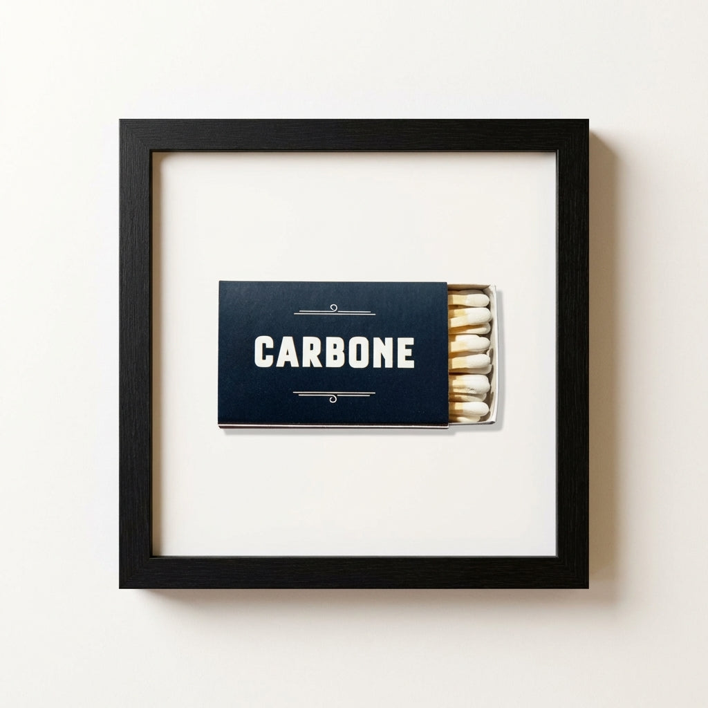 Carbone Framed Print