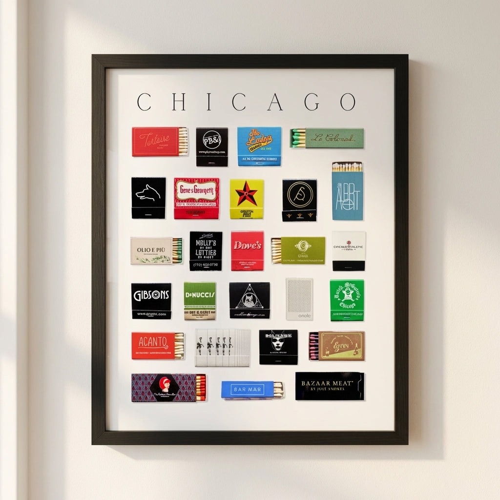 Chicago Matchbox Print