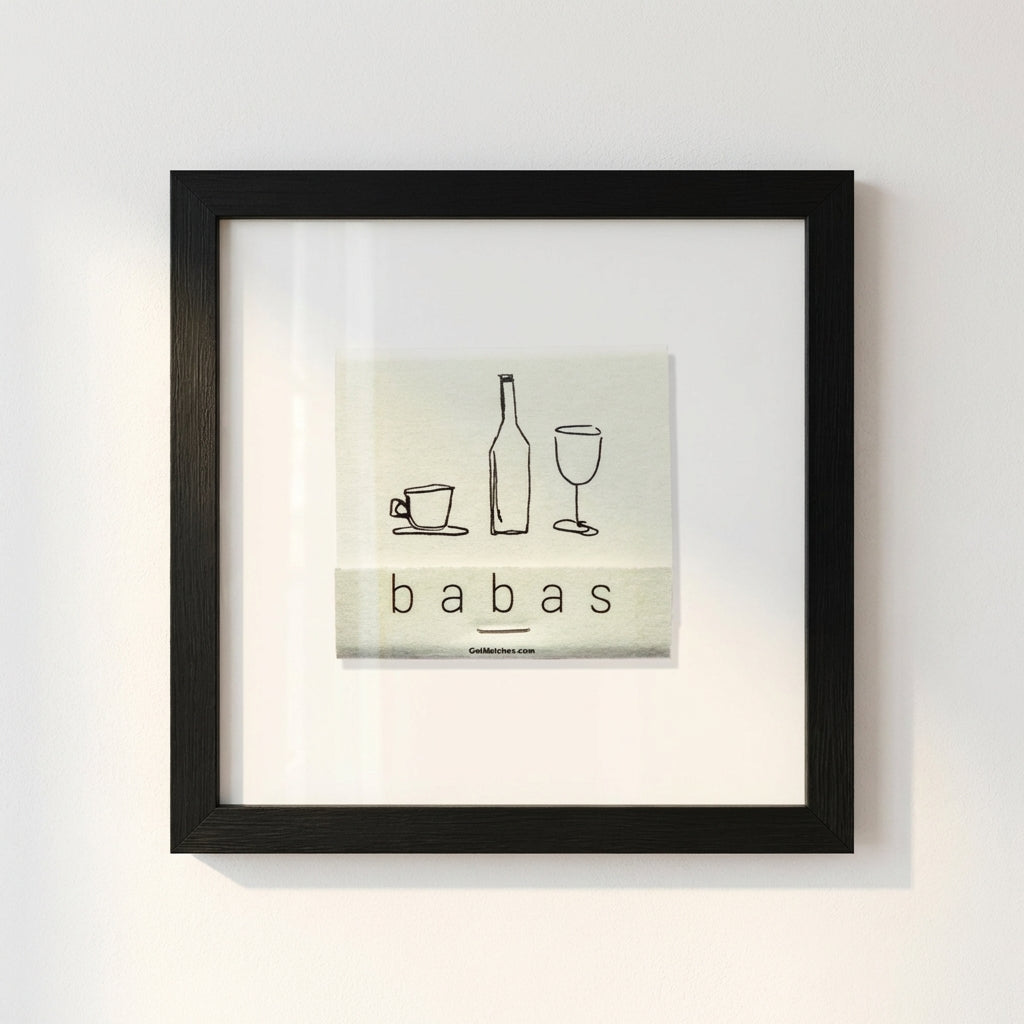 Babas on Cannon Framed Print