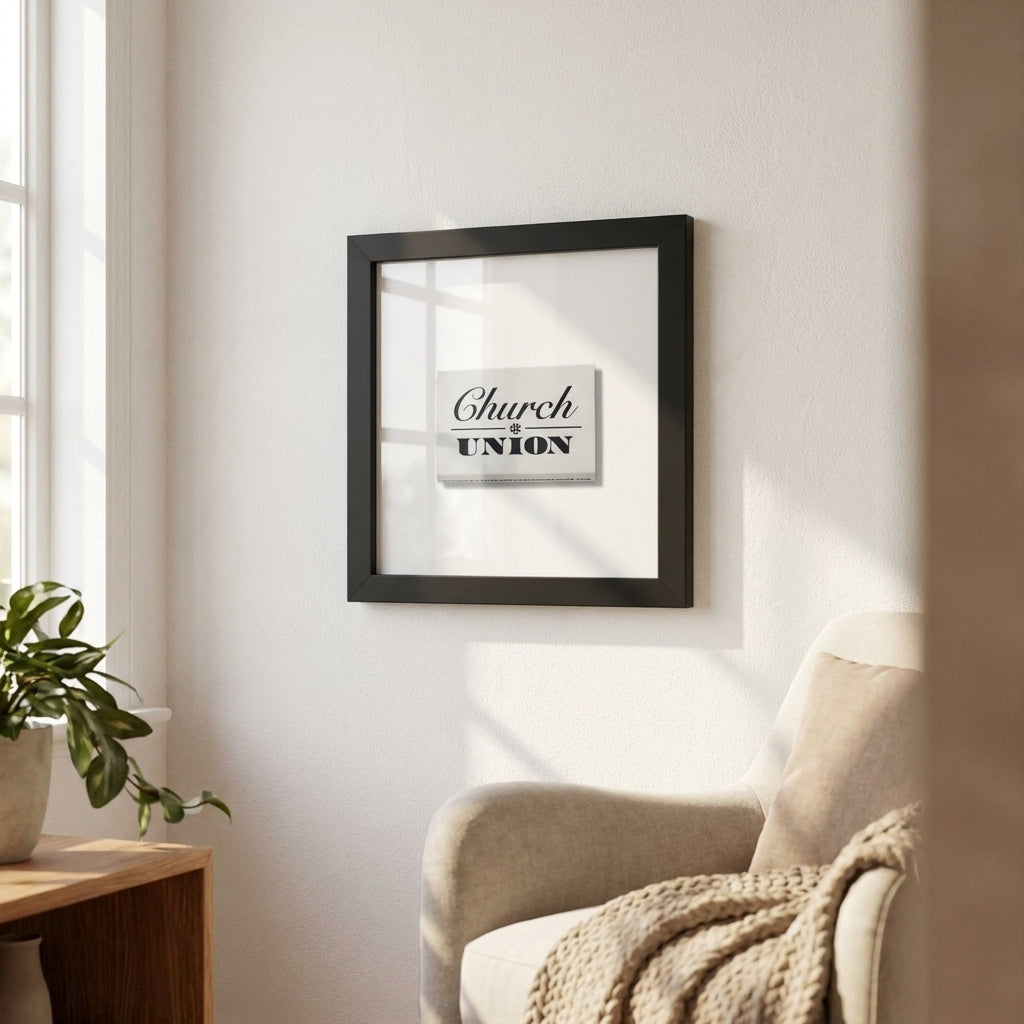 Church & Union Framed Print