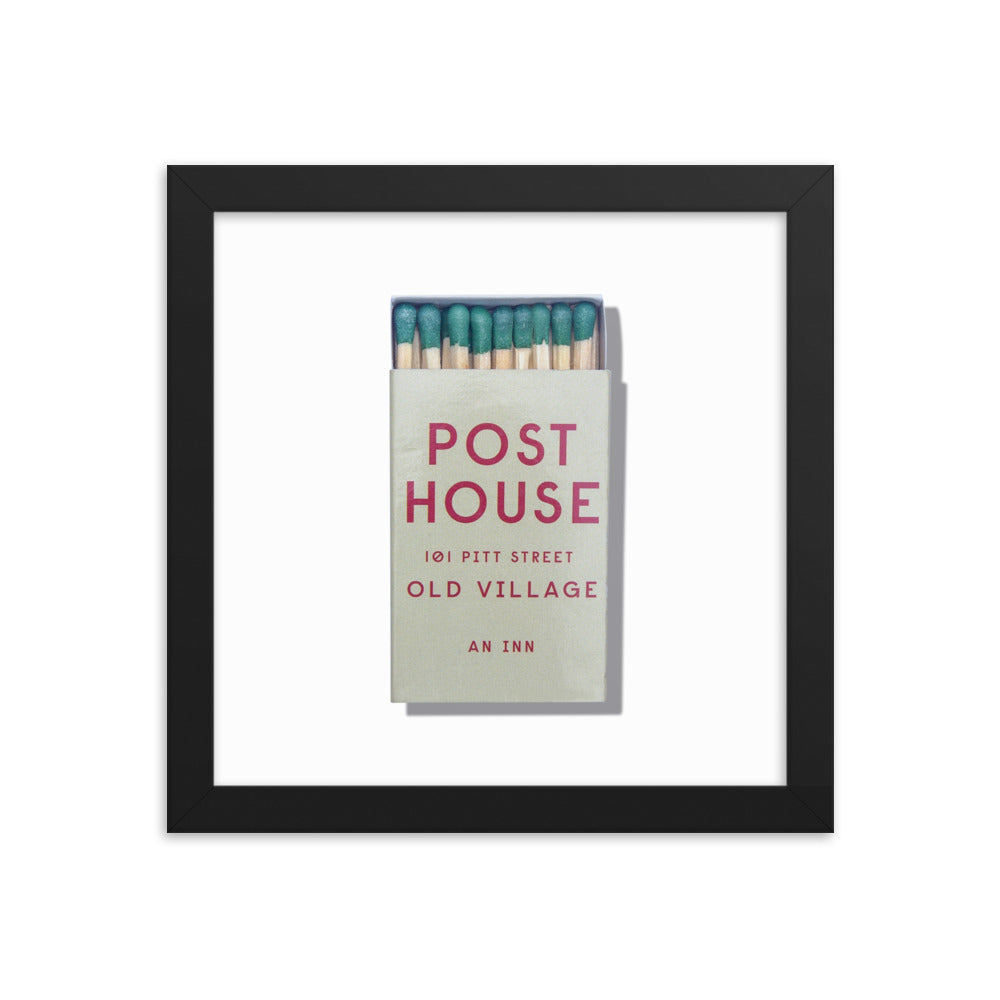 Post House Framed Print