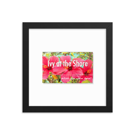 Ivy at the Shore Framed Print