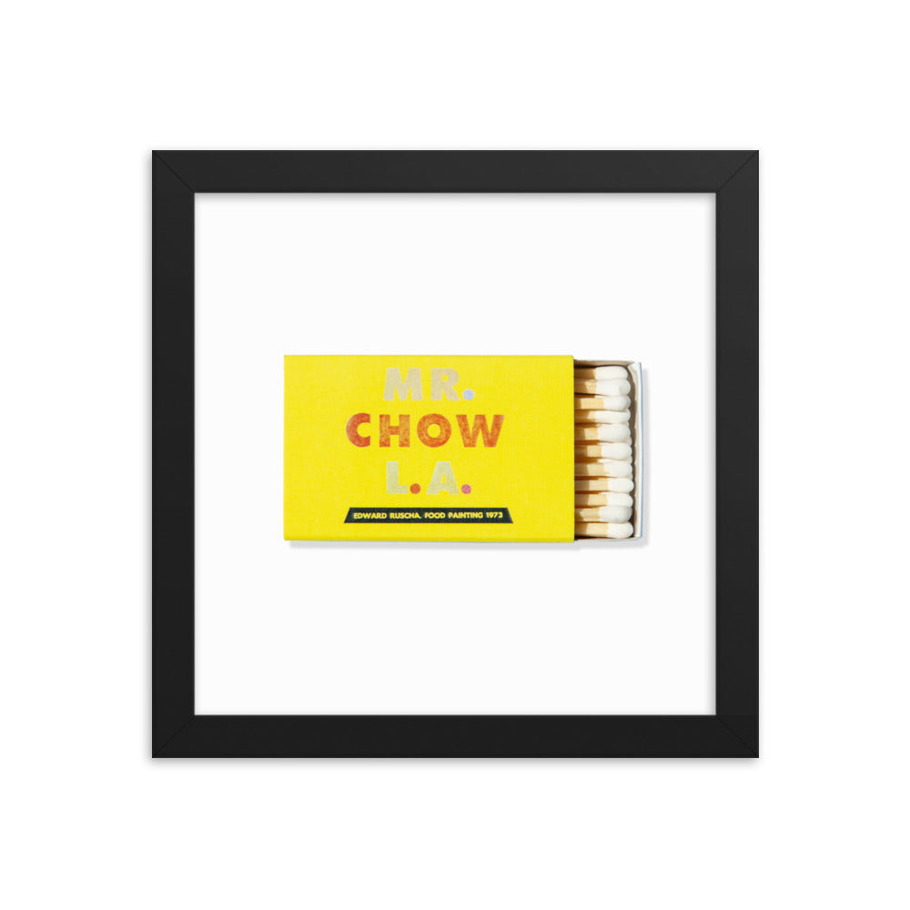 Mr. Chow Framed Print