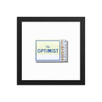 The Optimist Framed Print