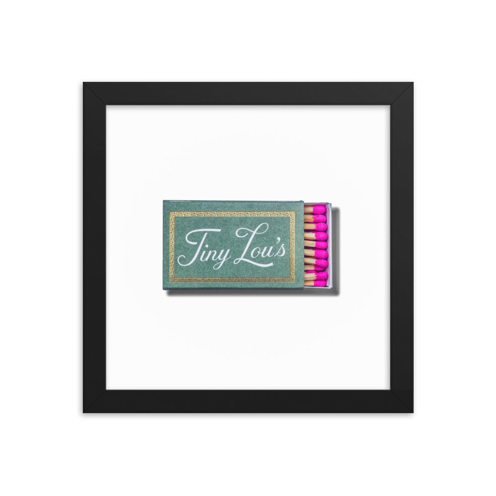 Tiny Lou’s Framed Print