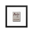 Anis Cafe Framed Print