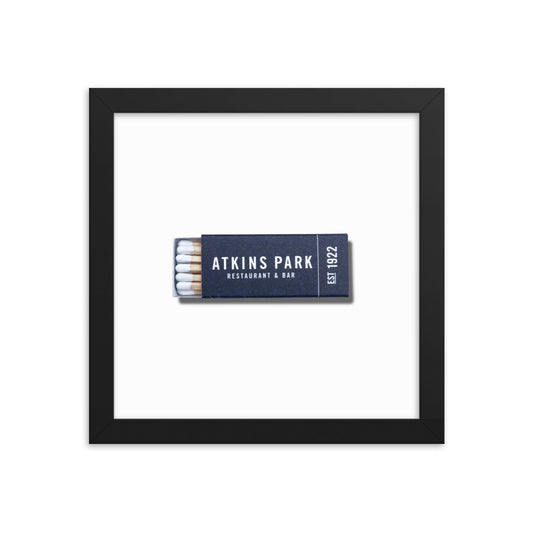 Atkins Park Framed Print