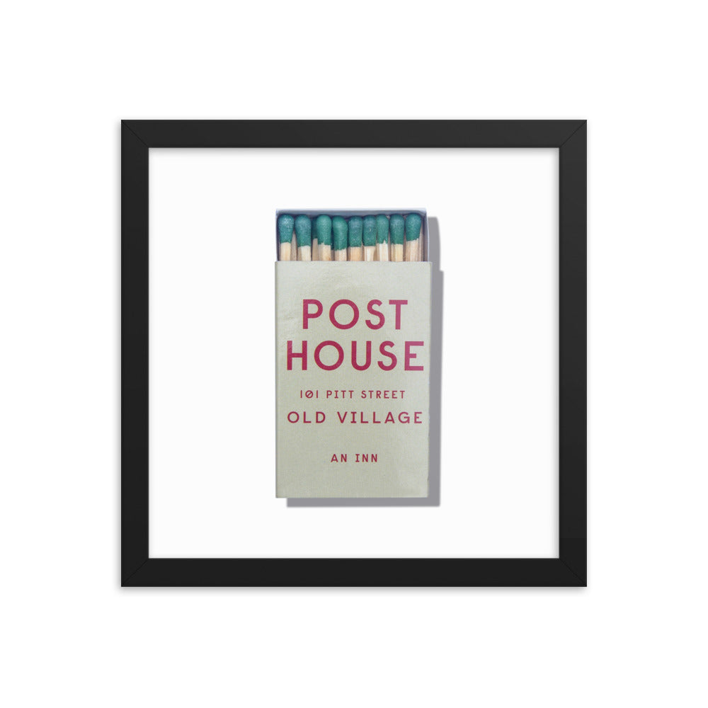 Post House Framed Print