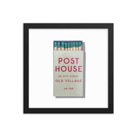 Post House Framed Print