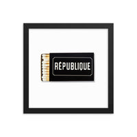 Republique Framed Print