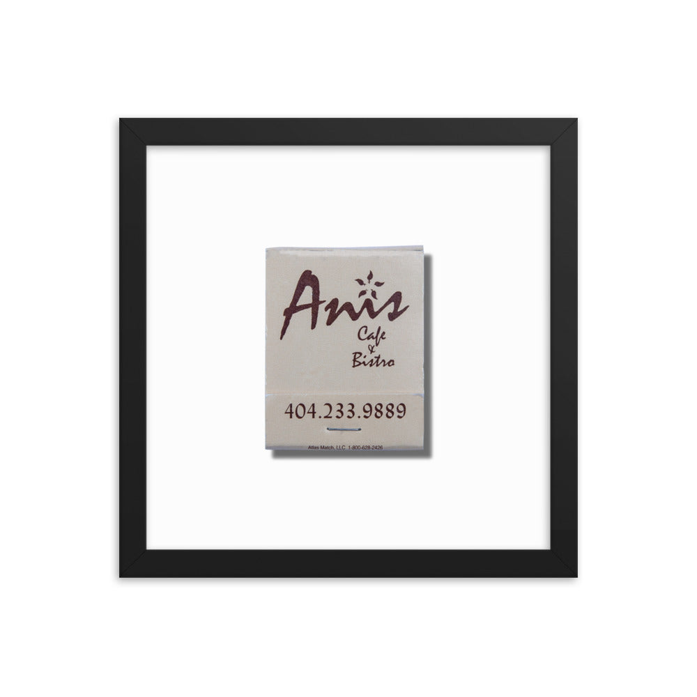 Anis Cafe Framed Print