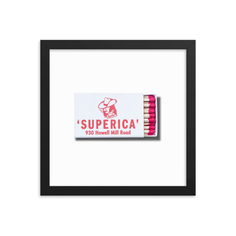 ‘Superica’ Framed Print