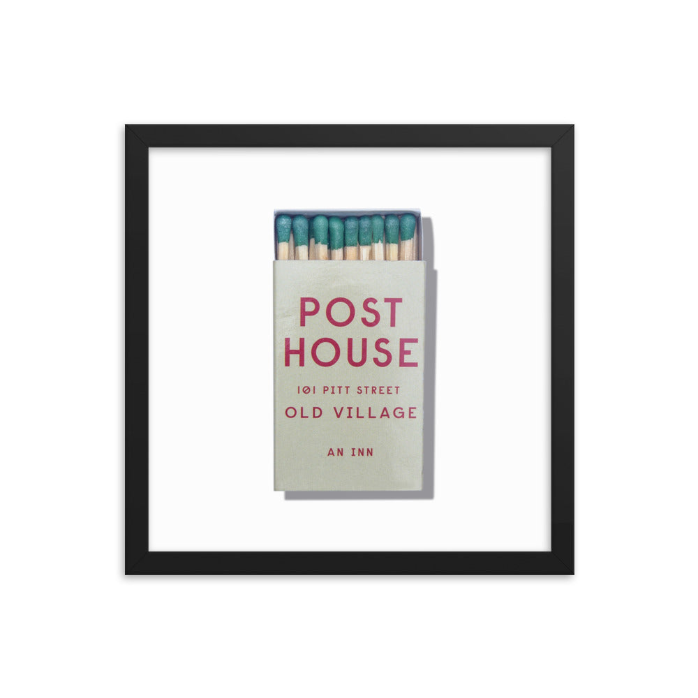 Post House Framed Print