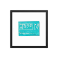 The Friend Framed Print