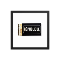 Republique Framed Print