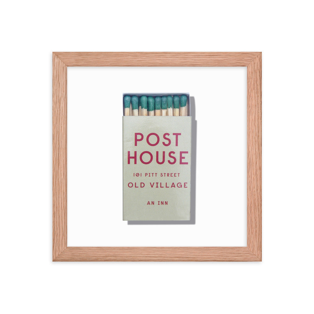 Post House Framed Print