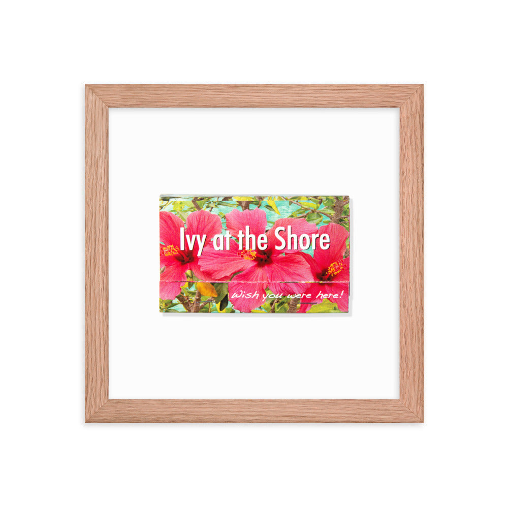 Ivy at the Shore Framed Print