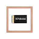 Republique Framed Print