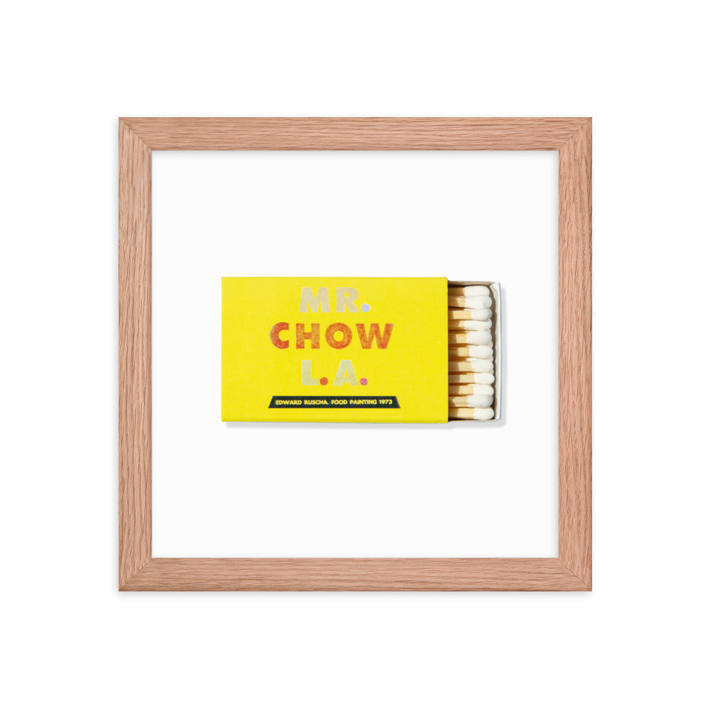 Mr. Chow Framed Print