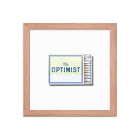 The Optimist Framed Print