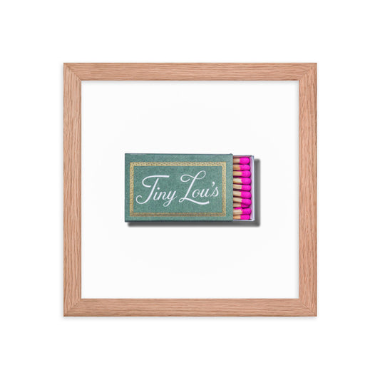 Tiny Lou’s Framed Print