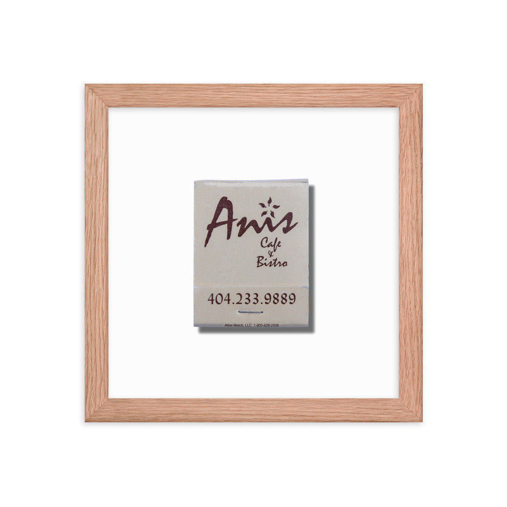 Anis Cafe Framed Print