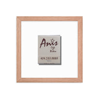 Anis Cafe Framed Print