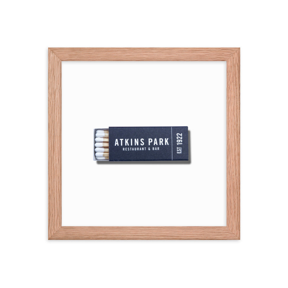 Atkins Park Framed Print