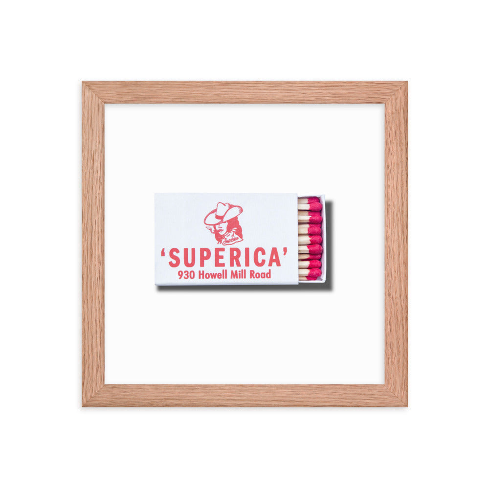 ‘Superica’ Framed Print