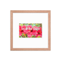 Ivy at the Shore Framed Print