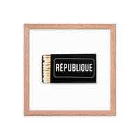 Republique Framed Print