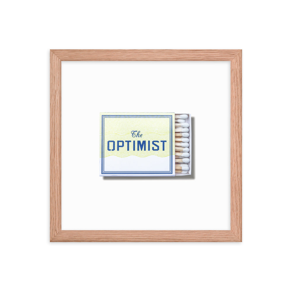 The Optimist Framed Print