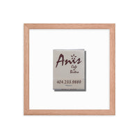 Anis Cafe Framed Print