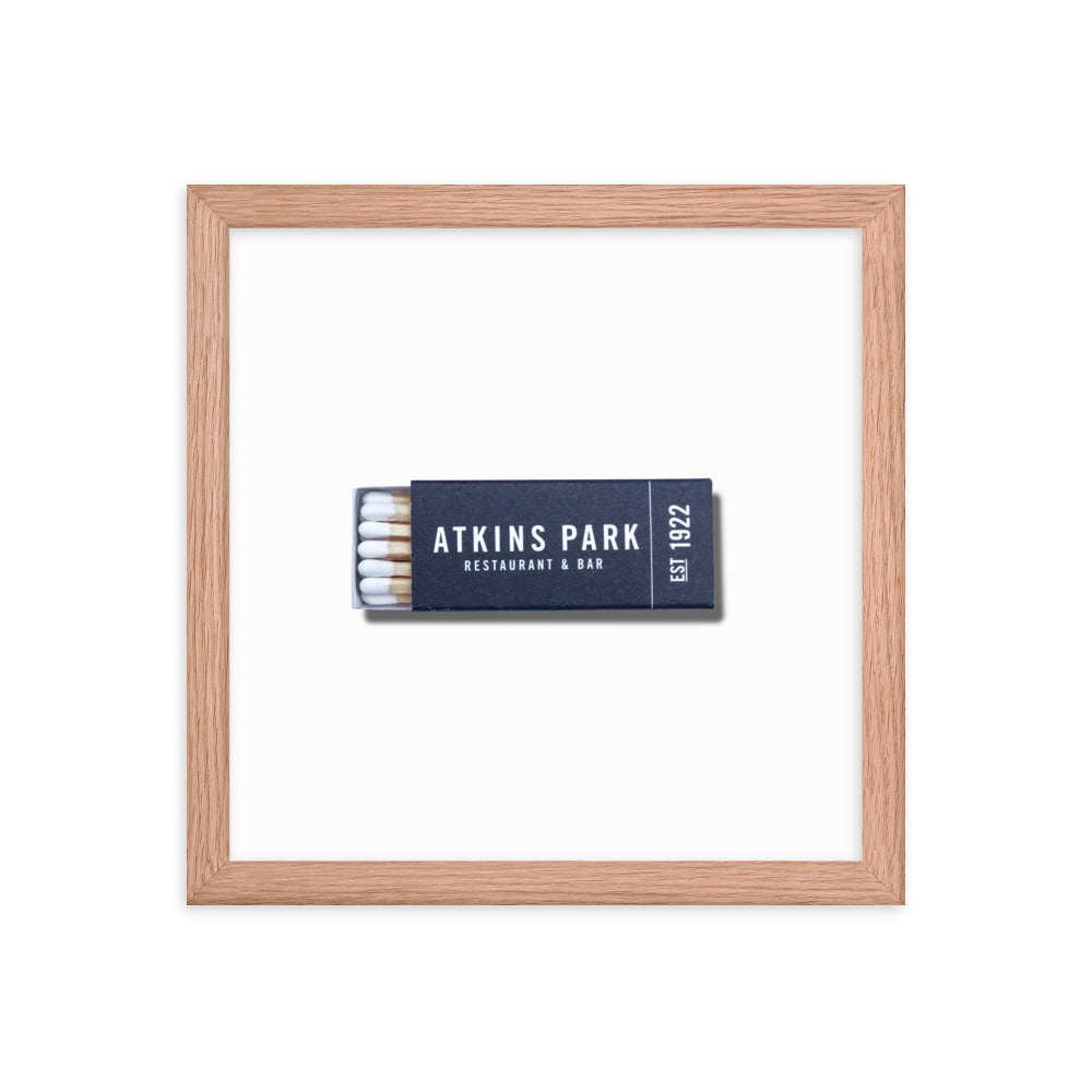 Atkins Park Framed Print