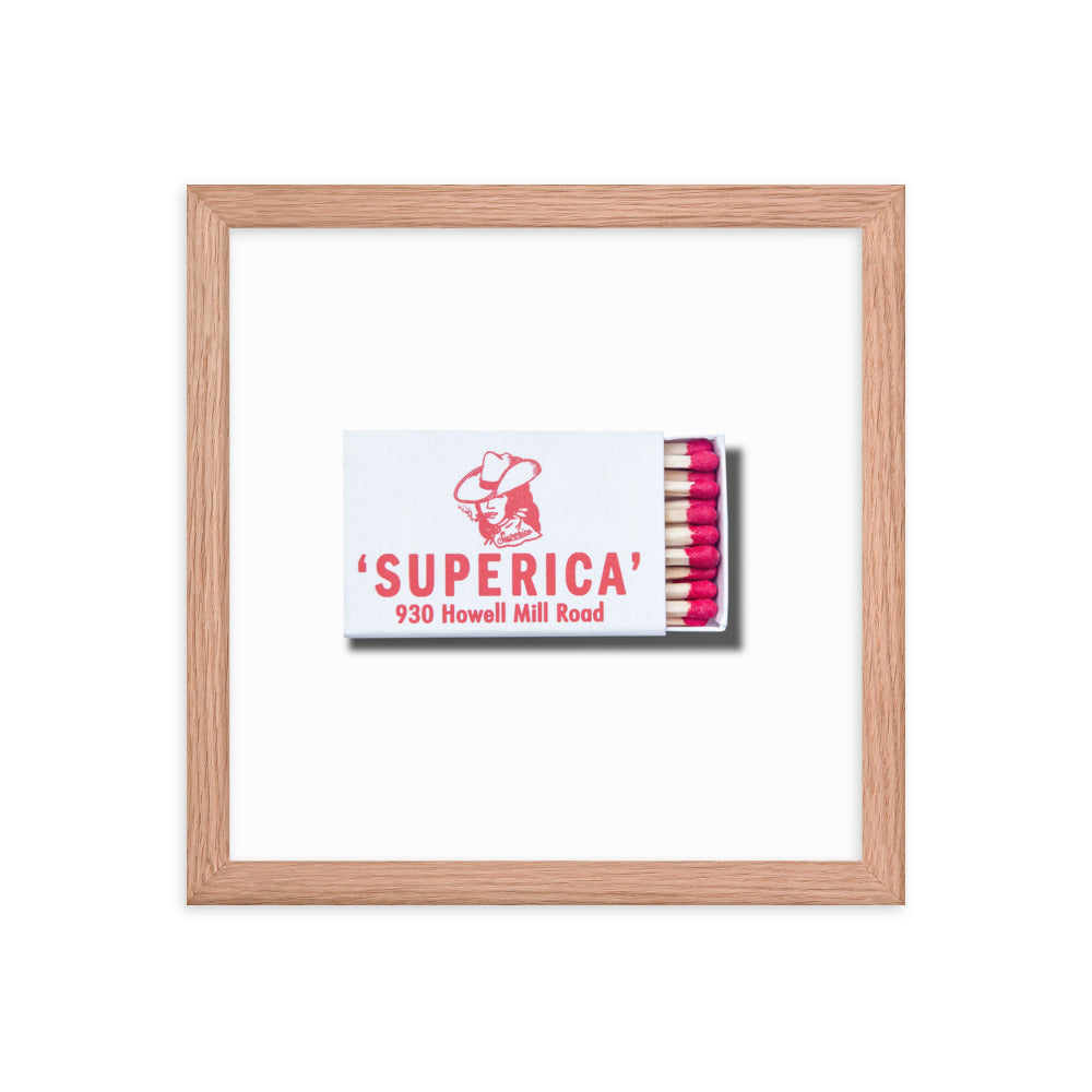 ‘Superica’ Framed Print