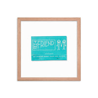 The Friend Framed Print