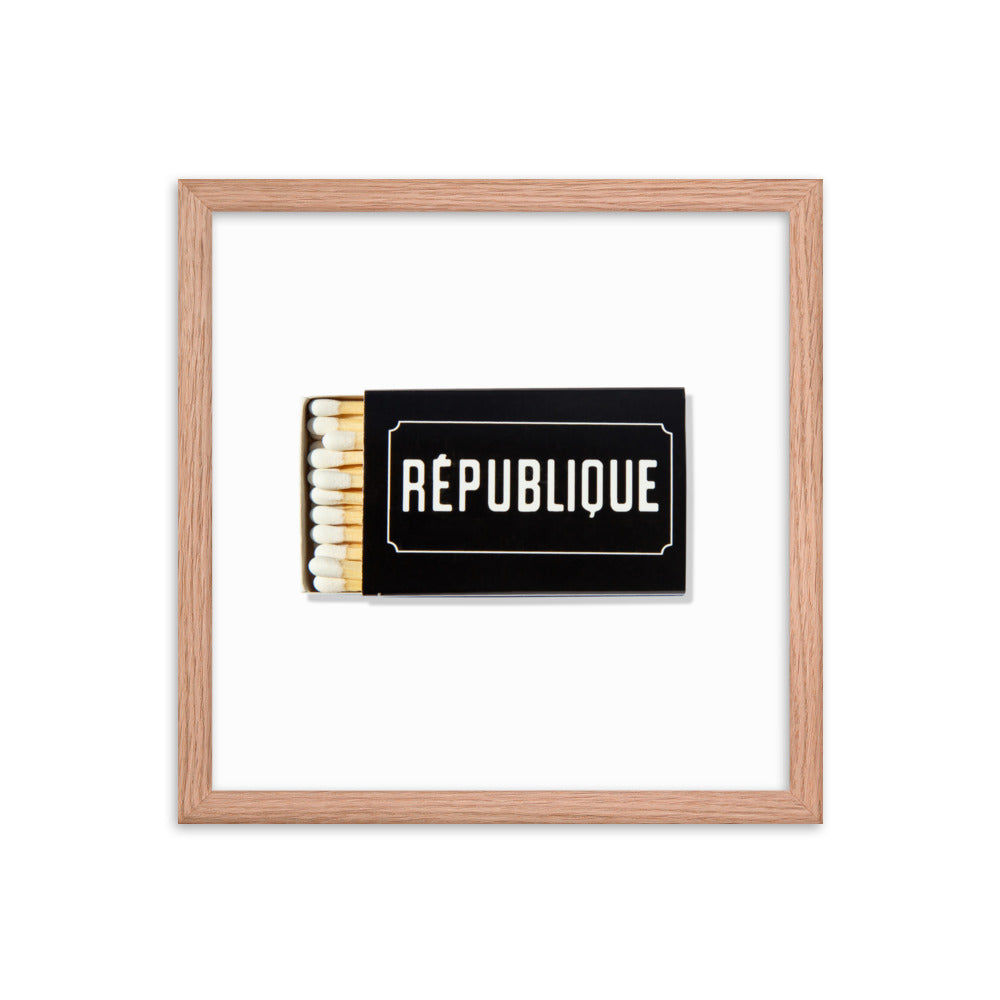 Republique Framed Print