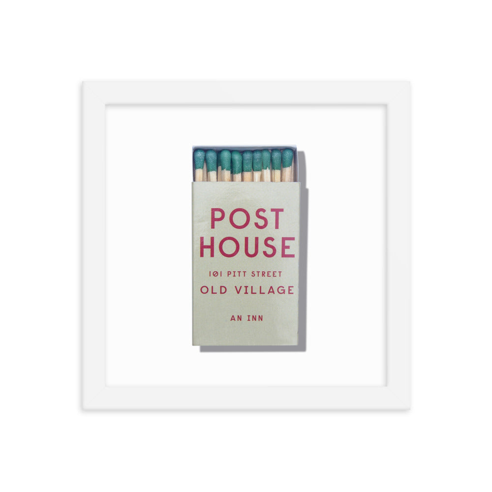 Post House Framed Print