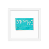 The Friend Framed Print