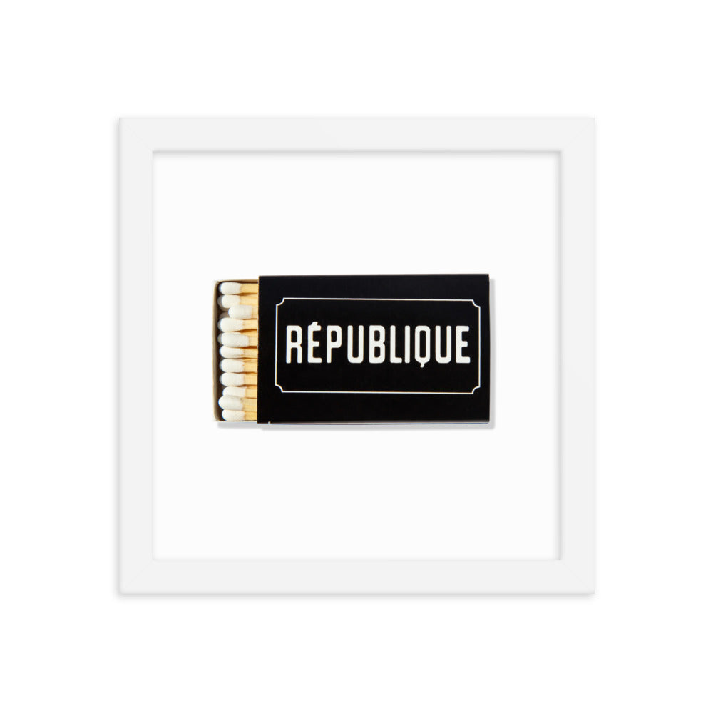 Republique Framed Print