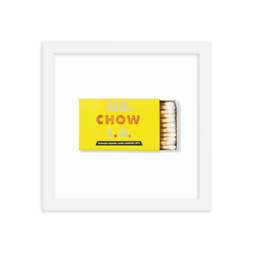 Mr. Chow Framed Print