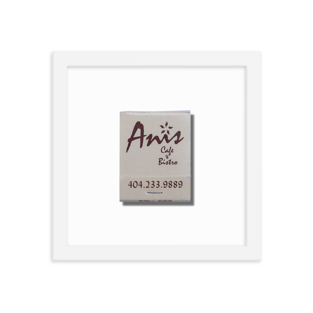 Anis Cafe Framed Print