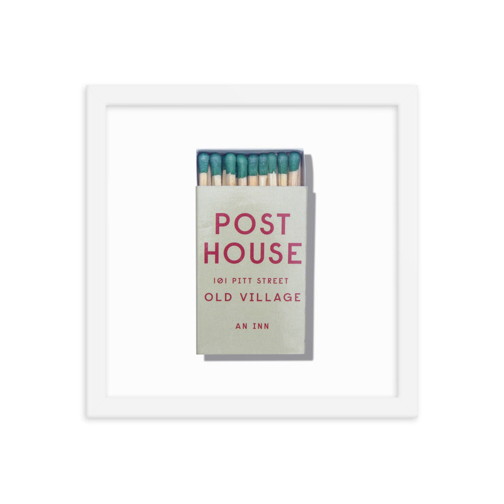 Post House Framed Print