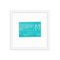 The Friend Framed Print