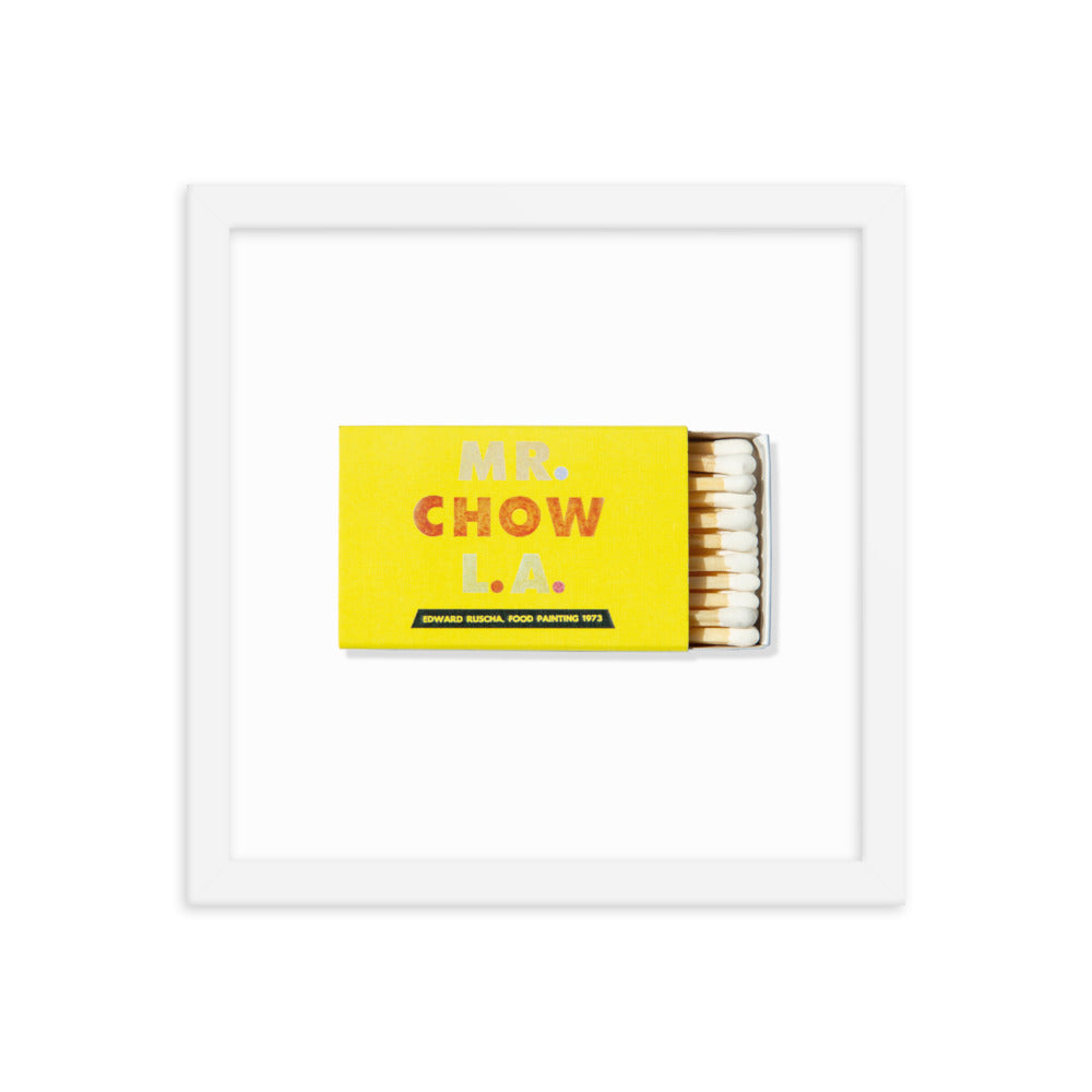 Mr. Chow Framed Print