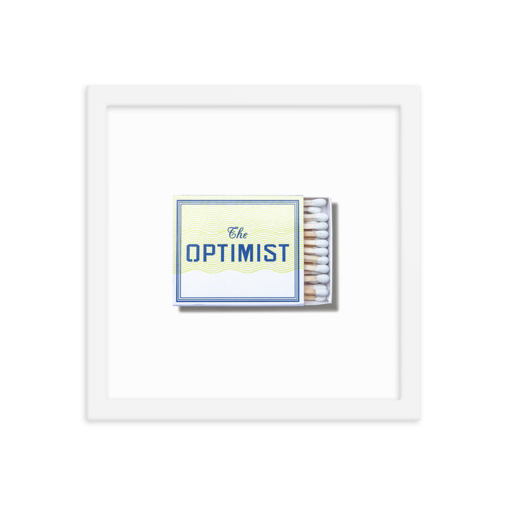 The Optimist Framed Print