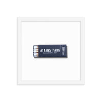 Atkins Park Framed Print