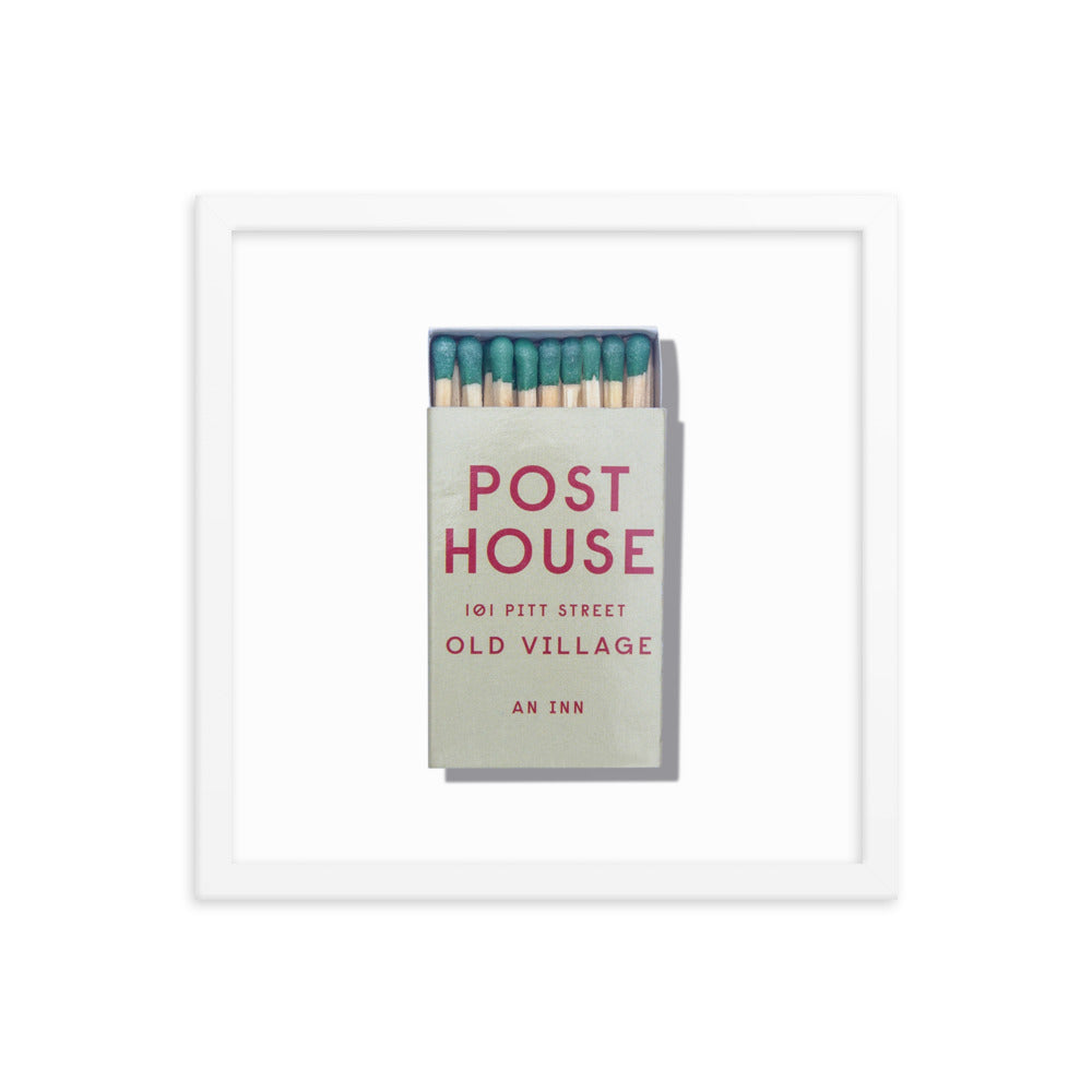 Post House Framed Print