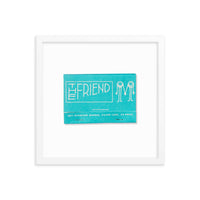 The Friend Framed Print