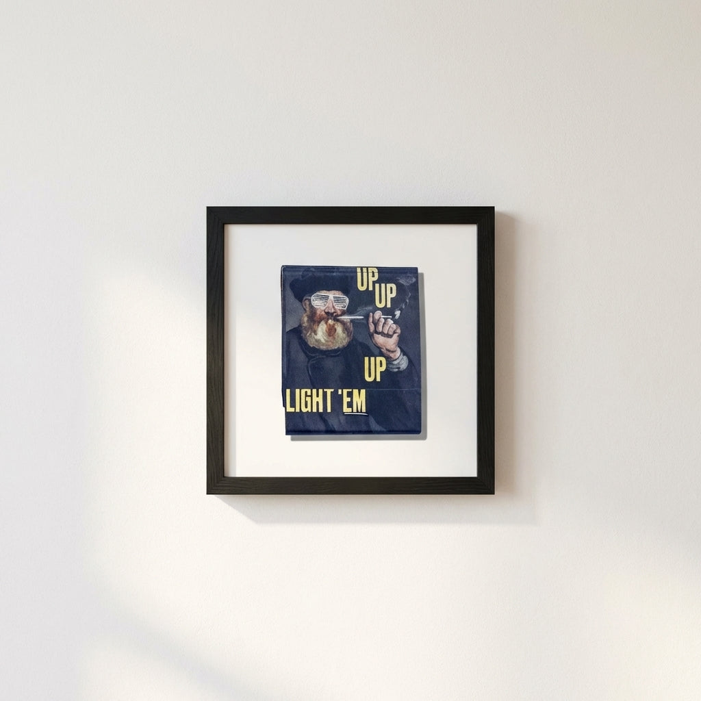 High-resolution image of Butcher and Bee framed print on white background with warm natural lighting